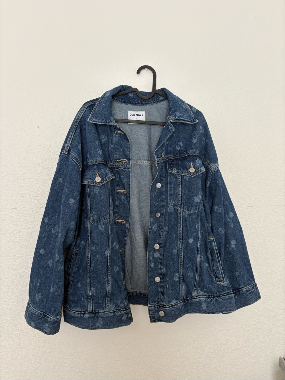 Old Navy Dark Blue Washed Denim Jacket